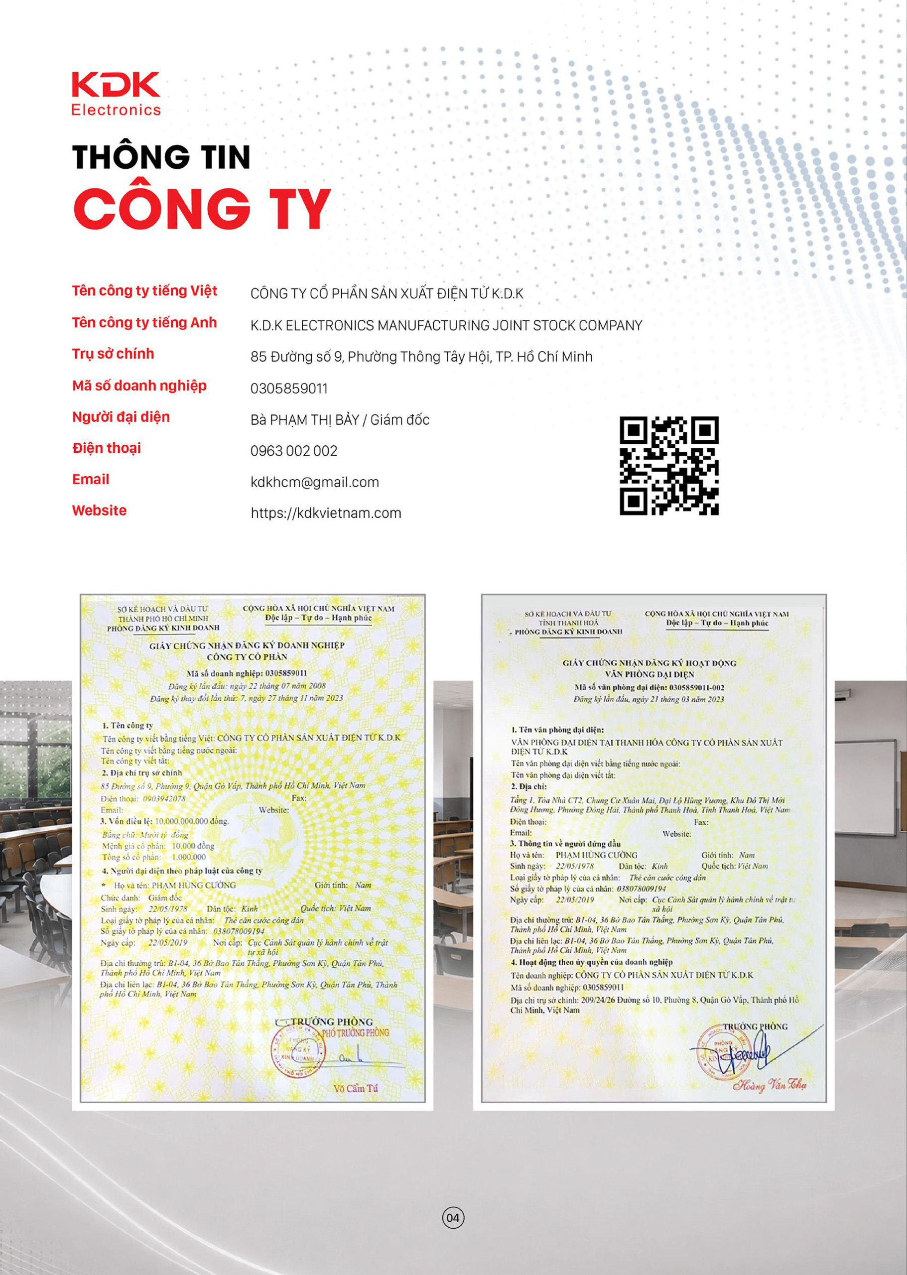 GIẤY CHỨNG NHẬN ĐĂNG KÝ DOANH NGHIỆP CÔNG TY CỔ PHẦN